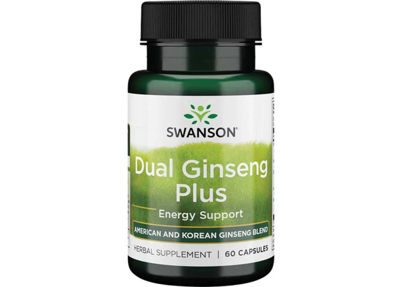 Swanson Dual Ginseng Plus, 60 Caps