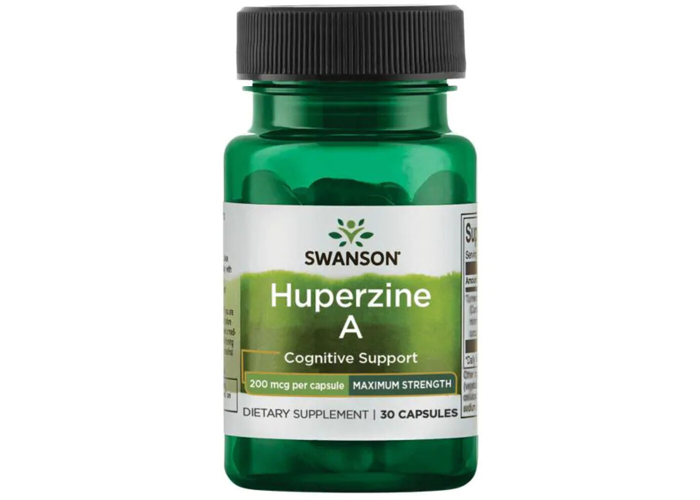 Swanson Maximum-Strength Huperzine A, 200 mcg 30 Caps