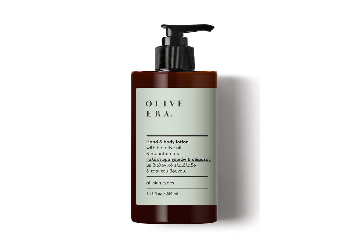 Olive Era Hand & Body Lotion with bio olive oil & mountain tea