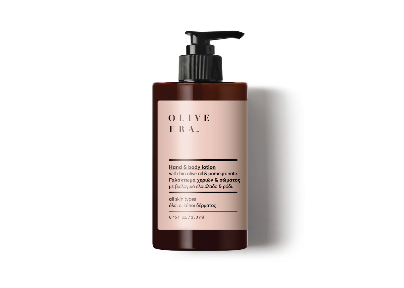 Olive Era Hand & Body Lotion with bio olive oil & pomegranate