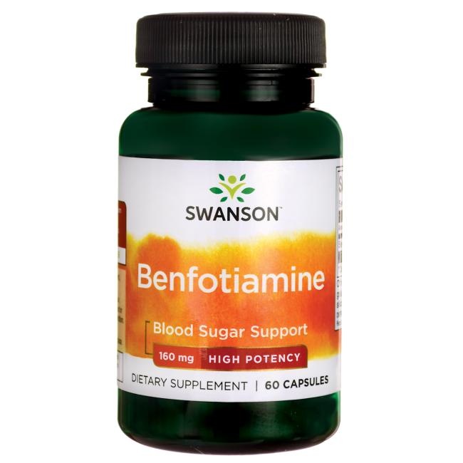 Swanson High-Potency Benfotiamine, 160 mg 60 Caps