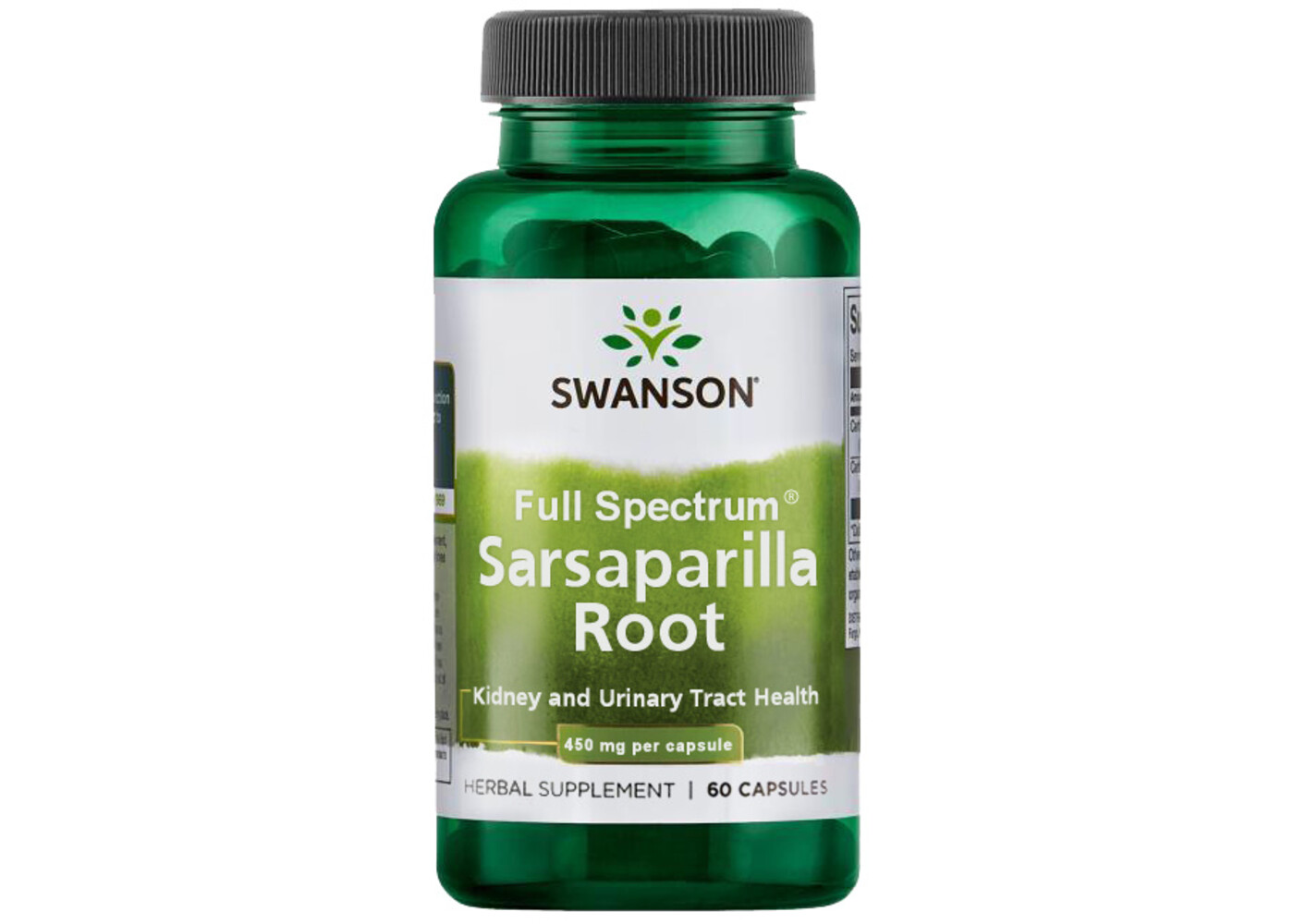 Swanson Sarsaparilla Root, 450 mg 60 Caps