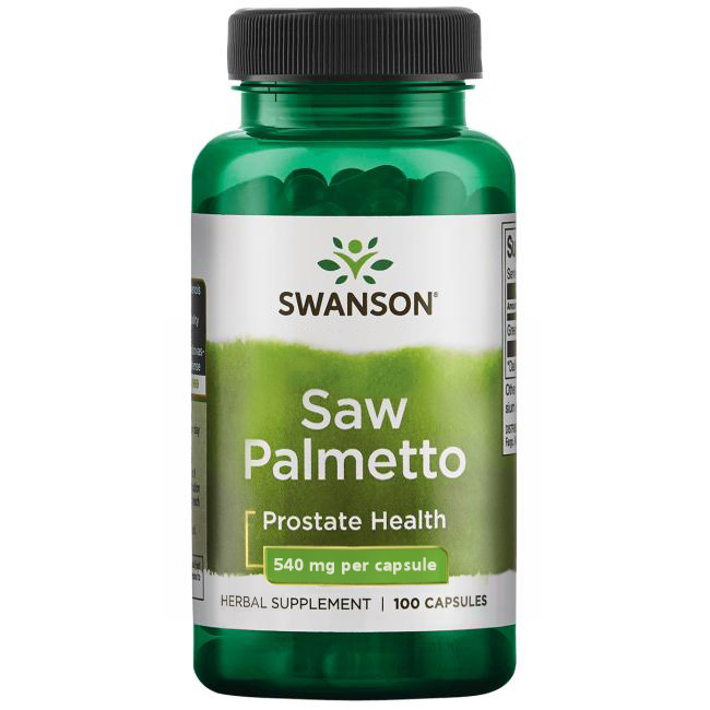 Swanson Saw Palmetto, 540 mg 100 Caps