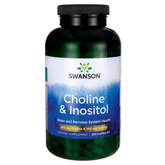 Swanson Choline & Inositol, 250/250 mg 250 Caps