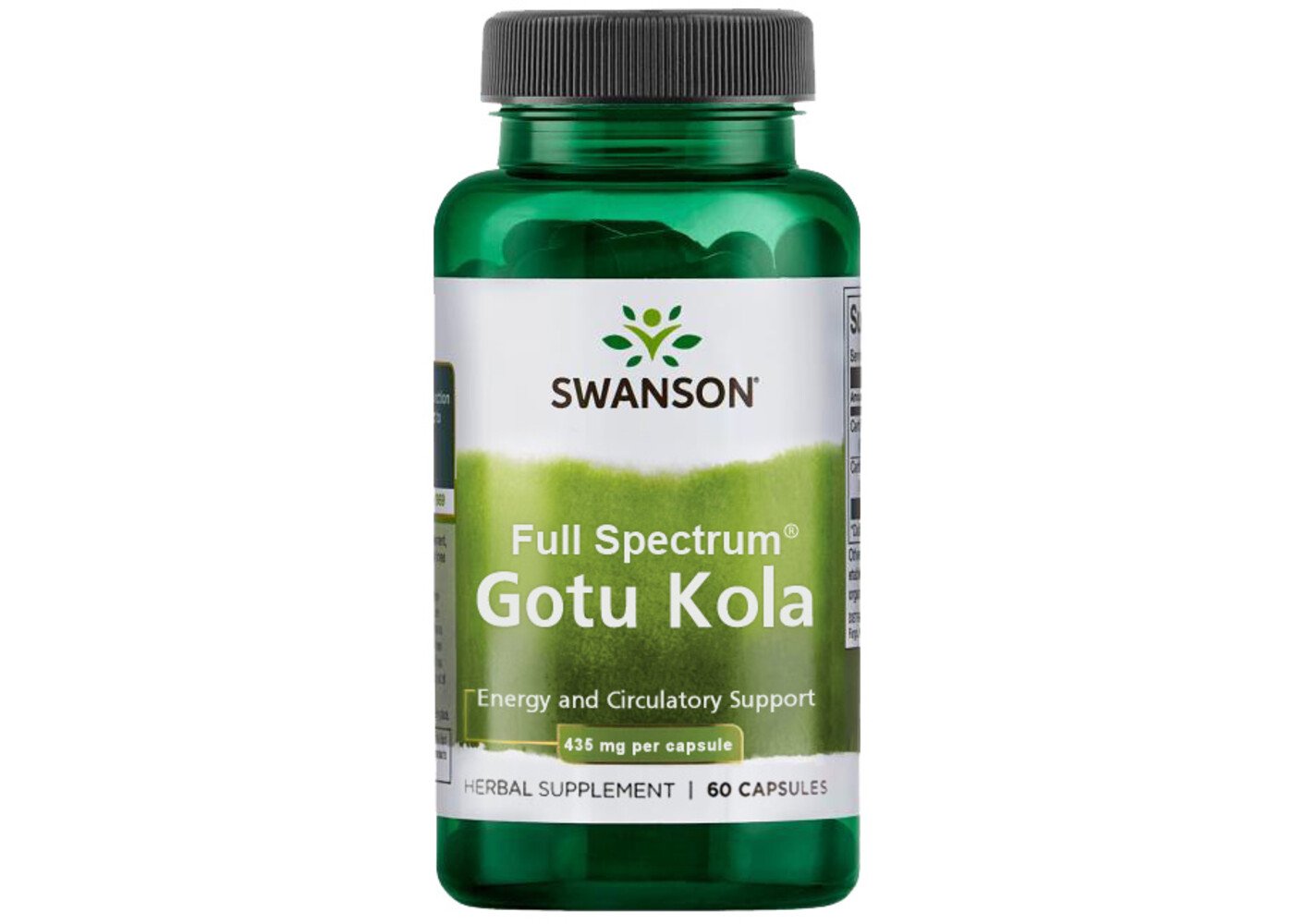 Swanson Gotu Kola, 435 mg, 60 Caps