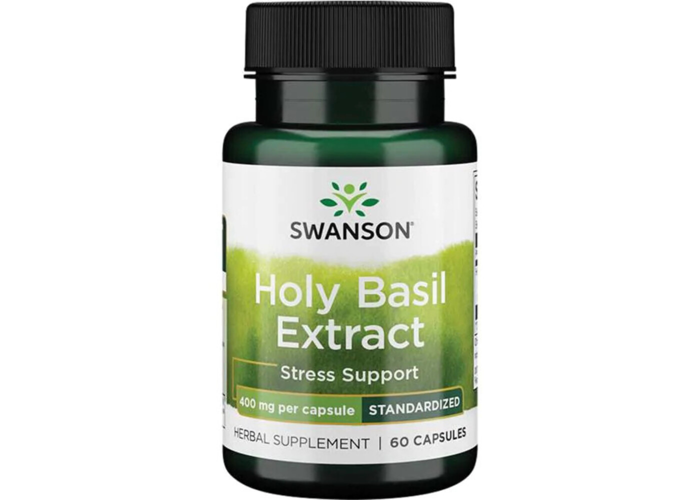 Swanson Holy Basil Extract (Tulsi), 400 mg 60 Caps