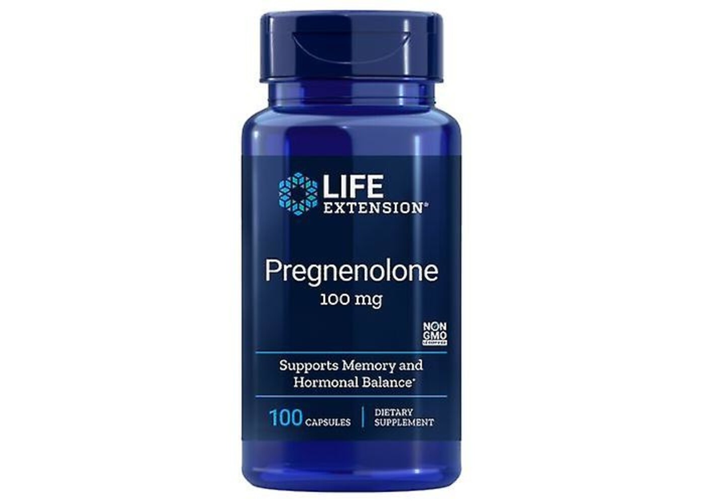 Life Extension Pregnenolone, 100 mg, 100 Capsules