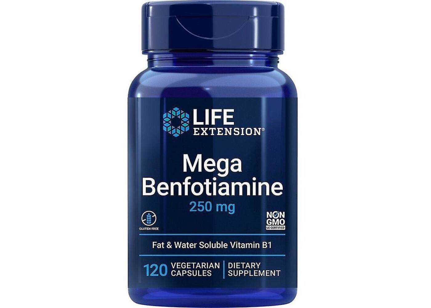 Life Extension Mega Benfotiamine, 250 mg, 120 Vegetarian Capsules