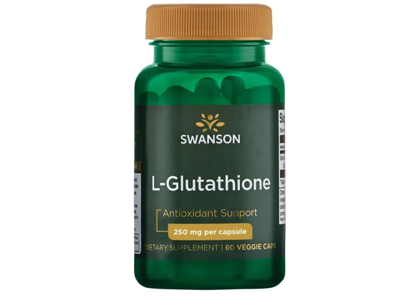 Swanson L-Glutathione, 250 mg, 60 Veg Caps