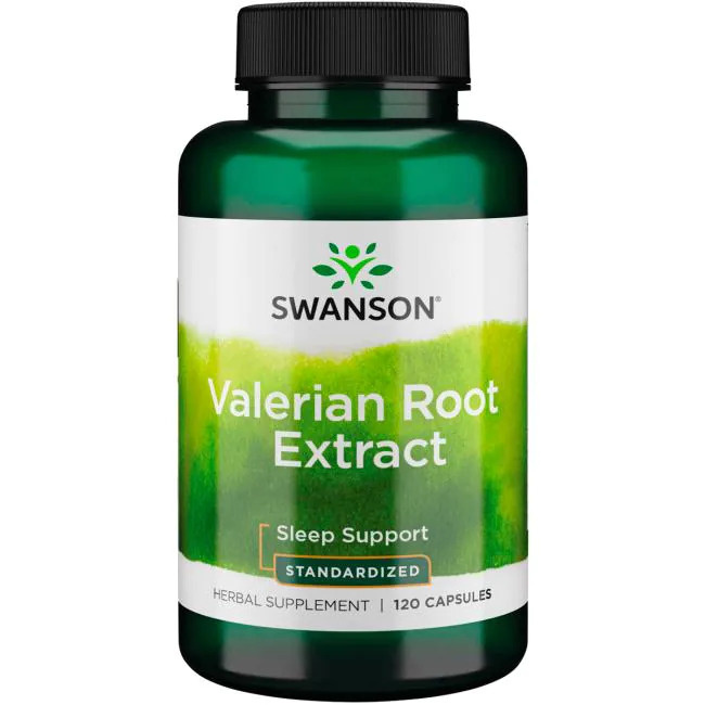 Swanson Valerian Root Extract - Standardized, 200 mg, 120 Caps