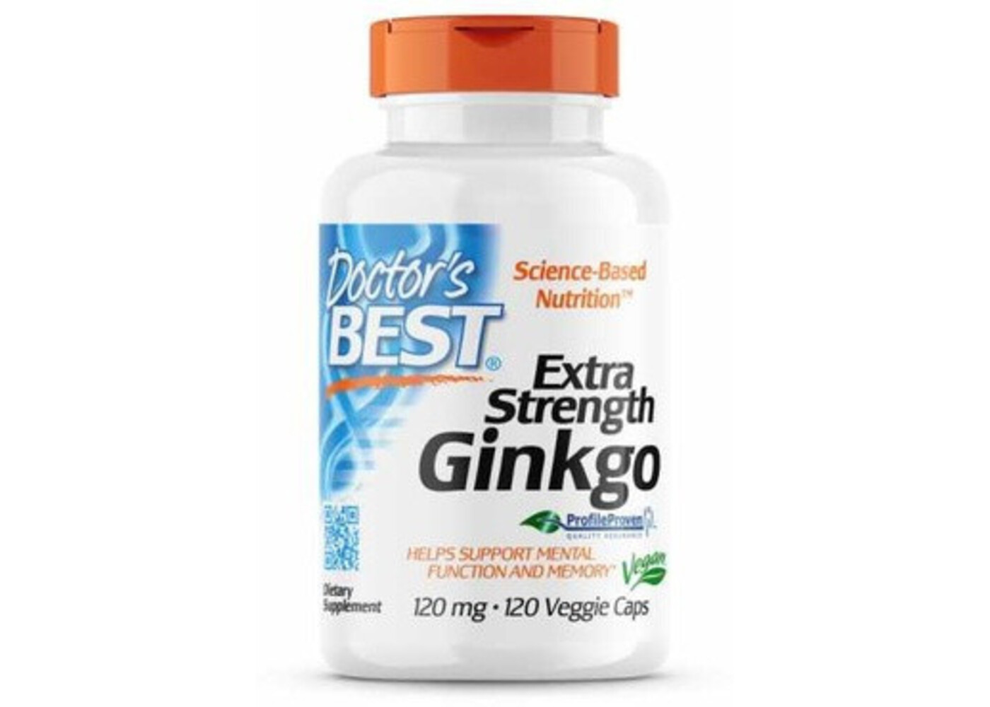 Doctor's Best Extra Strength Ginkgo, 120 mg, 120 Veggie Caps