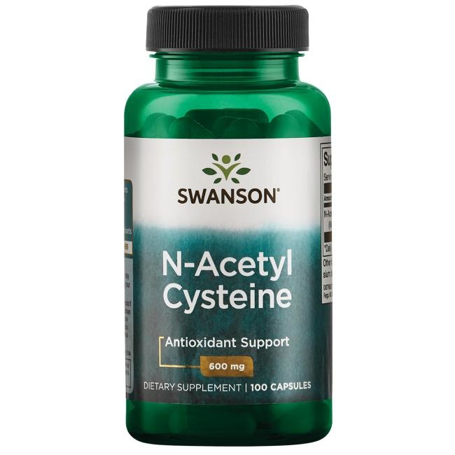 Swanson NAC N-Acetyl Cysteine, 600 mg 100 Caps