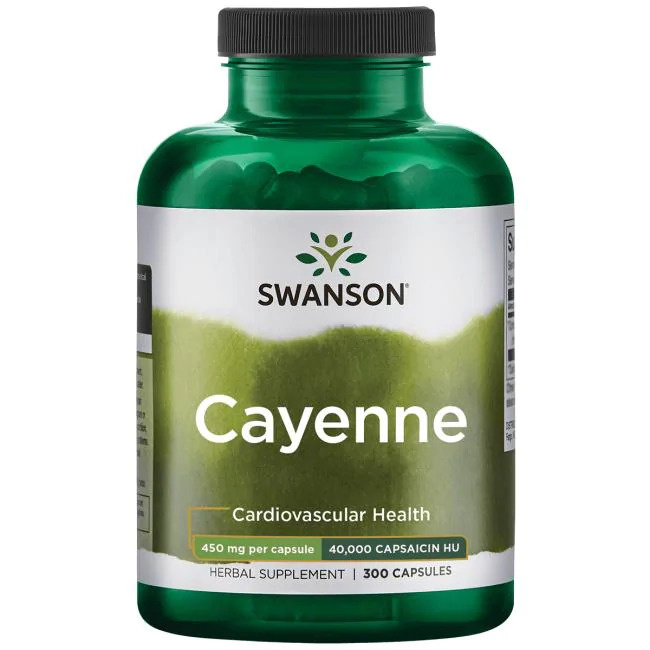 Swanson Cayenne, 450 mg, 300 Caps
