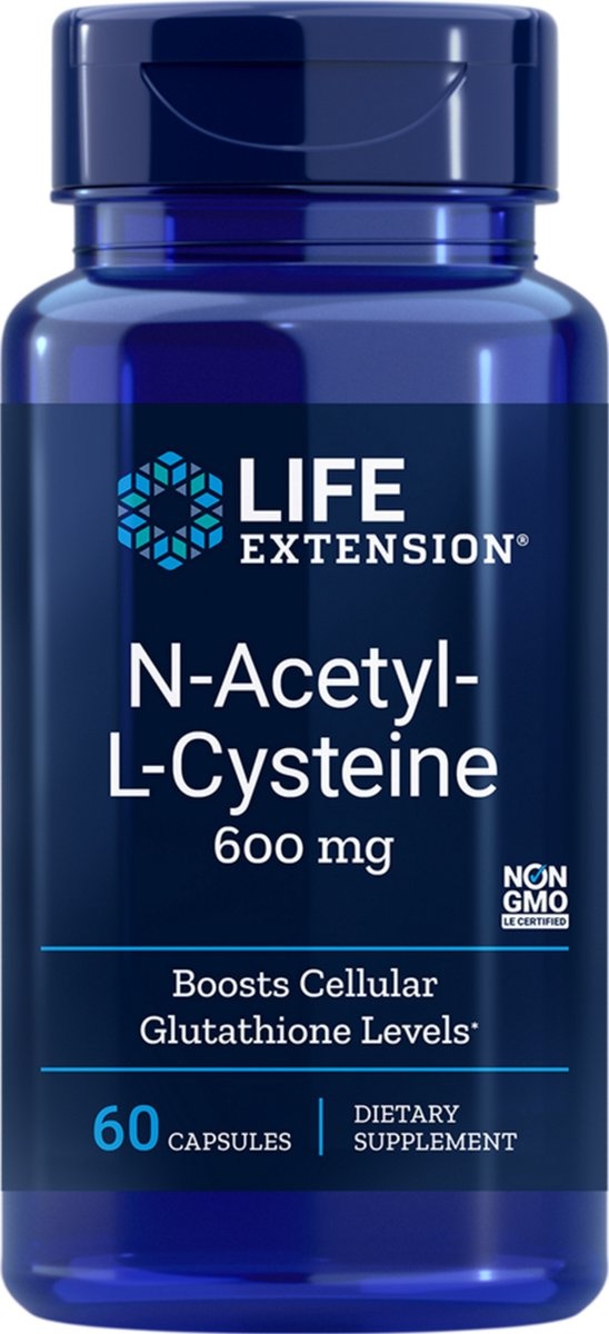 Life Extension N-Acetyl-L-Cysteine (NAC), 600 mg, 60 capsules