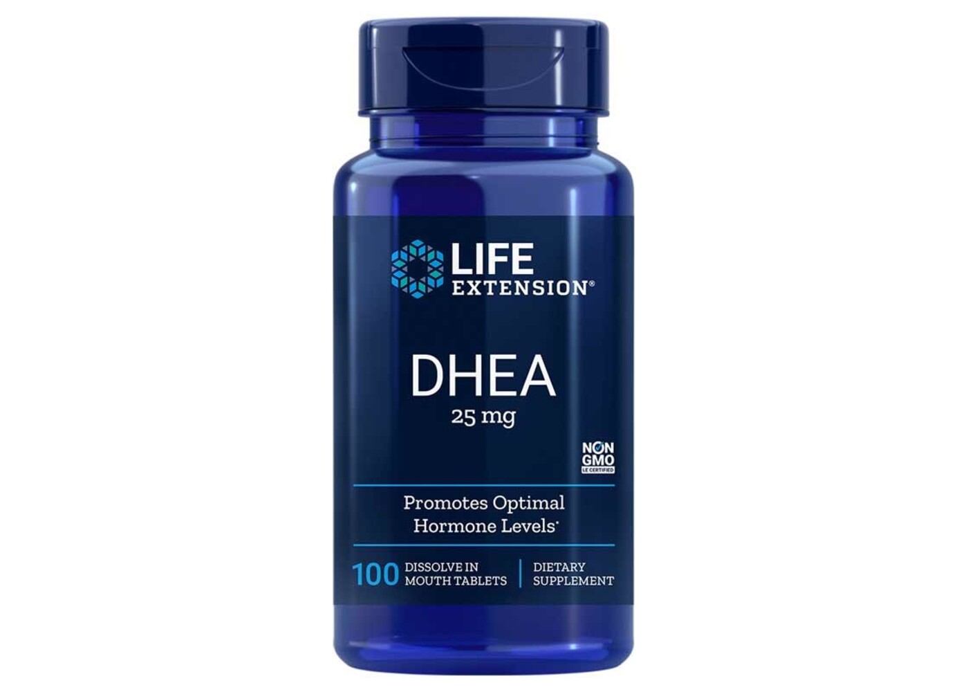 Life Extension DHEA, 25 mg, 100 disolve-in-mouth tablets