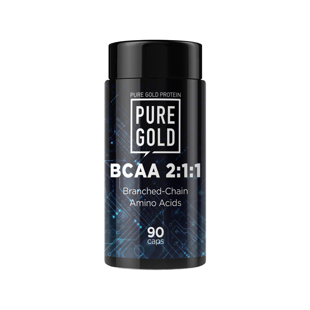 Pure Gold BCAA 2:1:1, 90 caps
