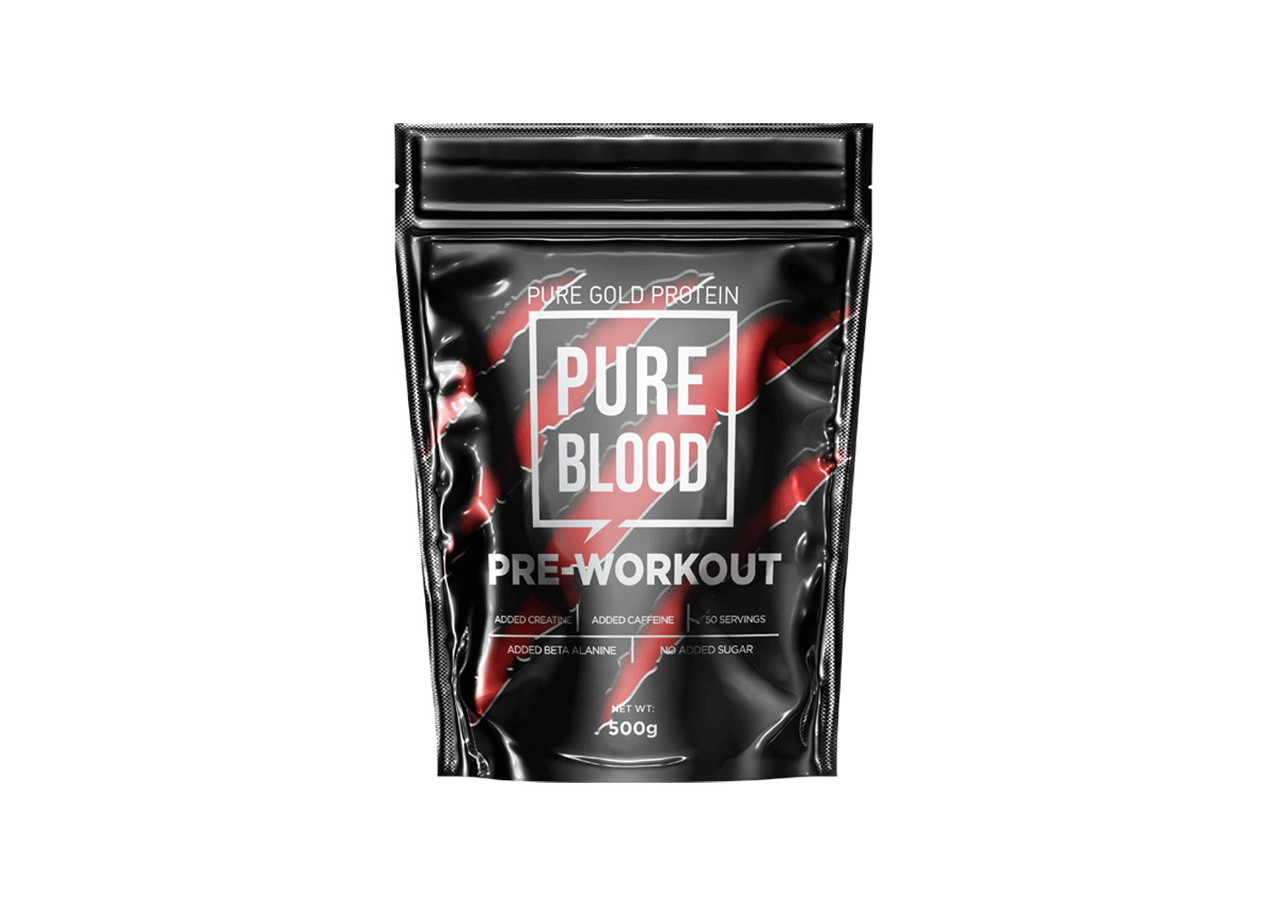 Pure Gold Pure Blood Pre-Workout 500g (Tutti Frutti)