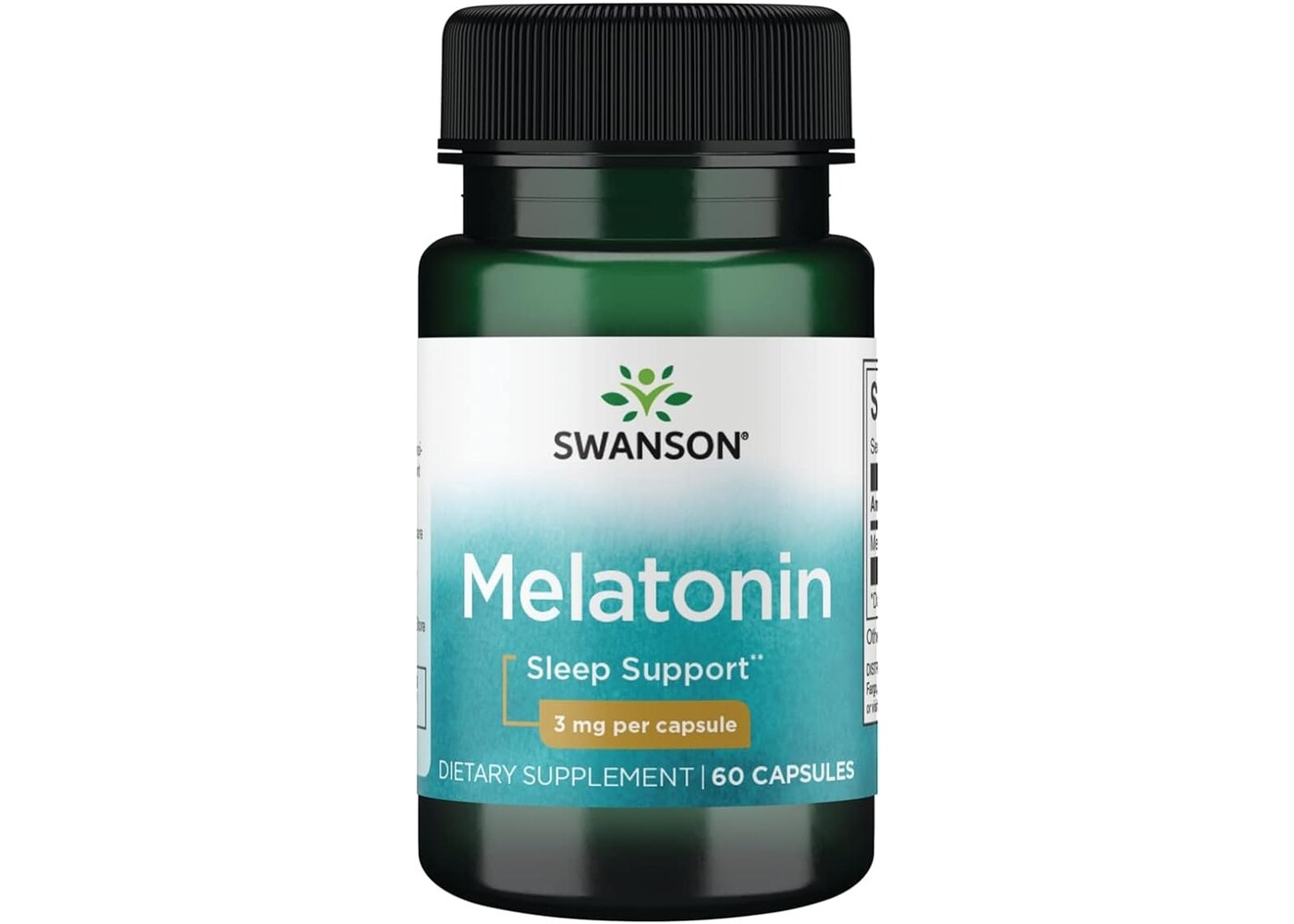 Swanson 3 PACK  Melatonine 3 mg, 60 tabs (180 tablets)