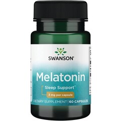 Swanson 3 PACK Melatonin 3 mg, 60 tabs
