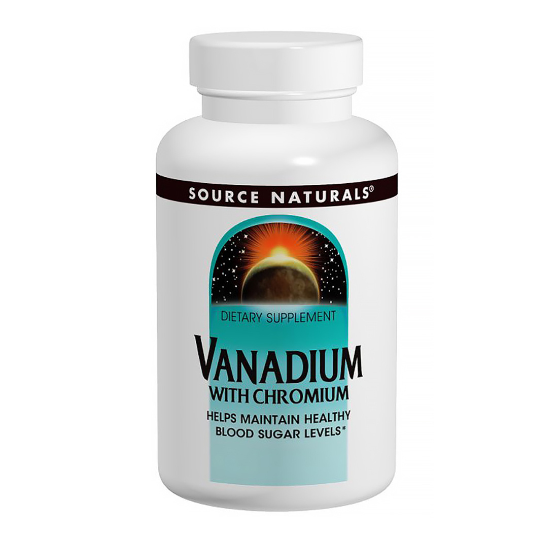 Source Naturals Vanadium with Chromium, 90 Tablets