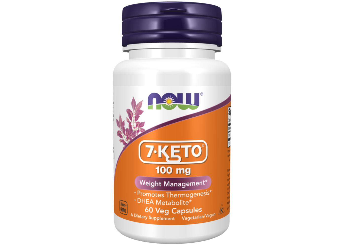 Now Foods 7-Keto, 100 mg, veg capsules