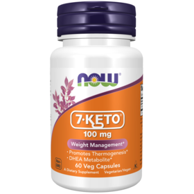 Now Foods 7-Keto, 100 mg, 60 veg capsules