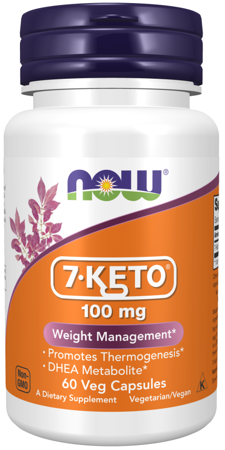 Now Foods 7-Keto, 100 mg, 60 veg capsules