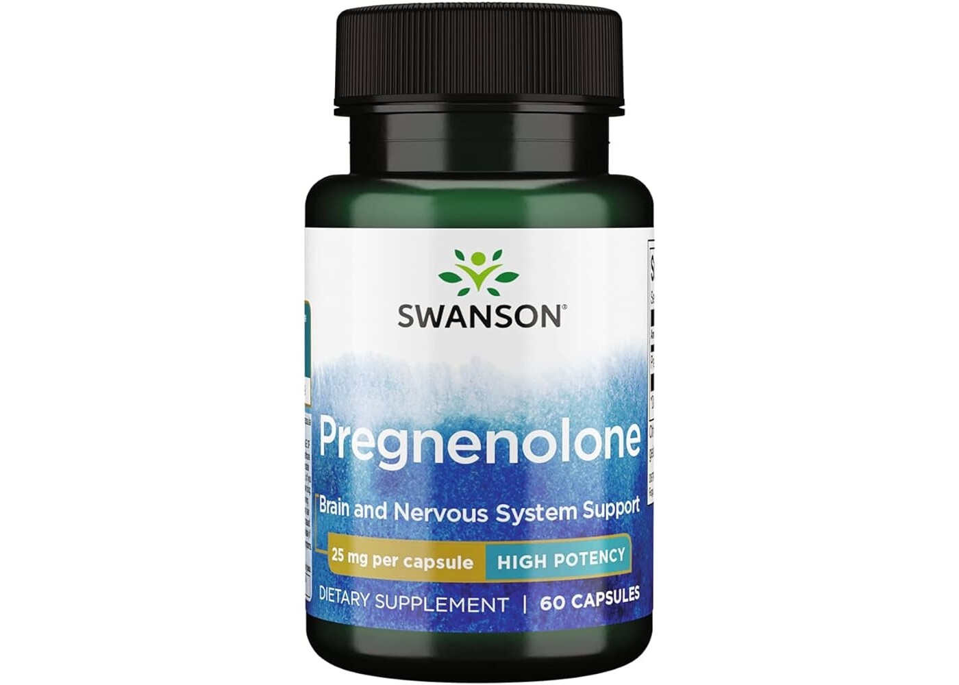 Swanson 3 PACK Super-Strength Pregnenolone, 25 mg, 60 tabs (180 tabs)