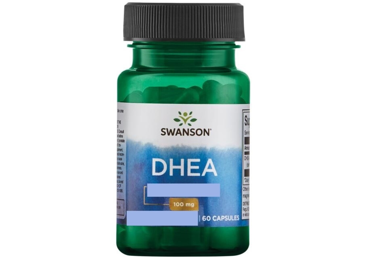 Swanson DHEA 100 mg van Swanson – 60 capsules met technische zuiverheid