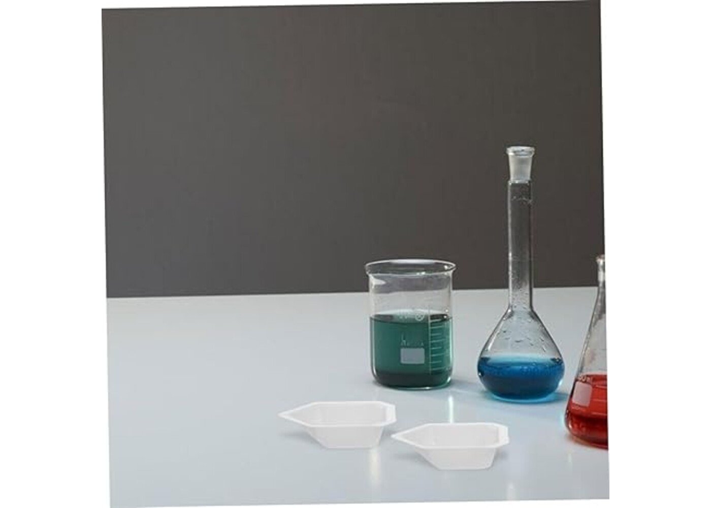 Rexar Plastic Weighing Boats for Laboratory Sample Handling (10 pcs)