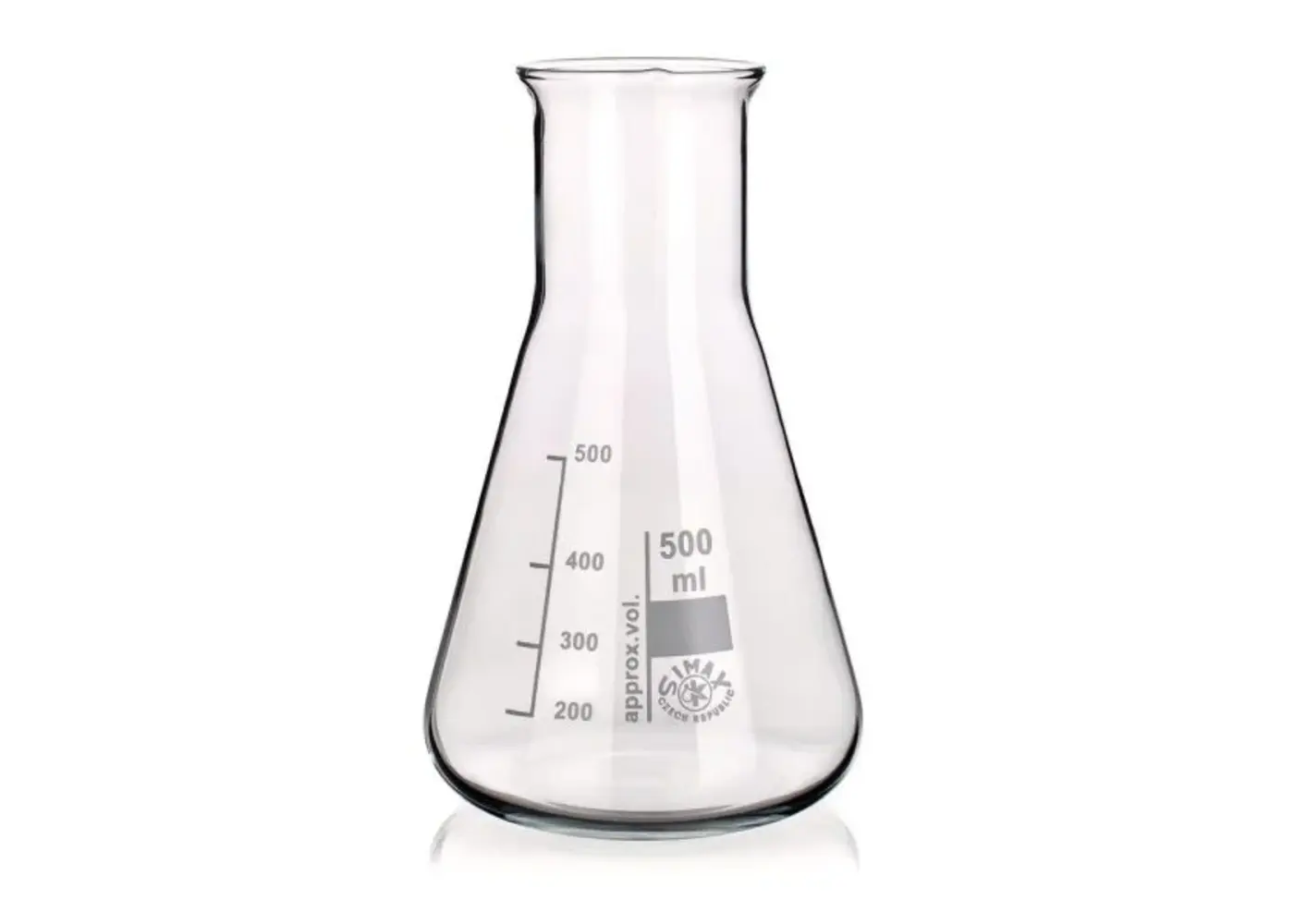 Rexar Fiole Erlenmeyer 500 ml – Verrerie de laboratoire pour applications analytiques