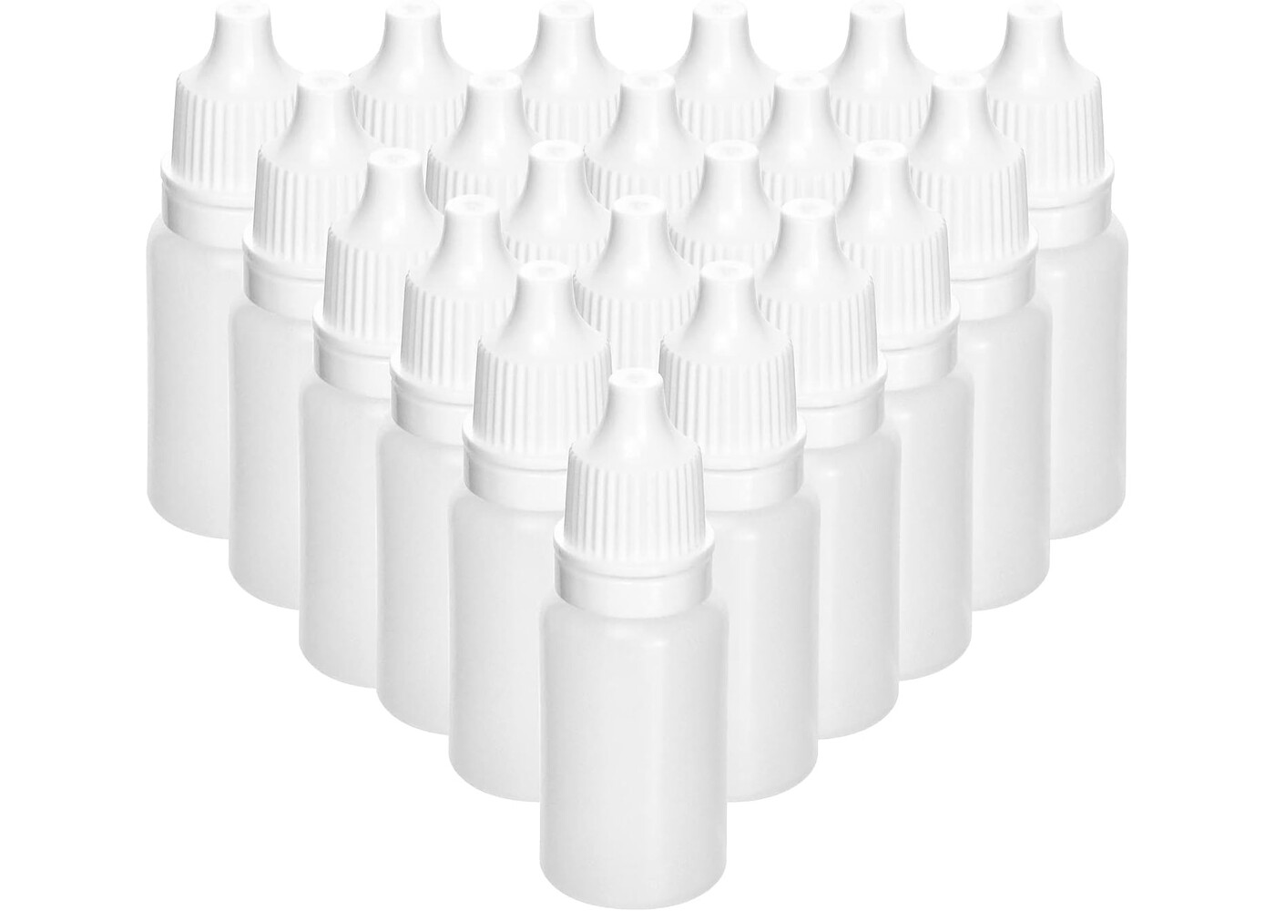 Rexar Plastic Dropper Bottles – 10 ml Laboratory Sample Bottles