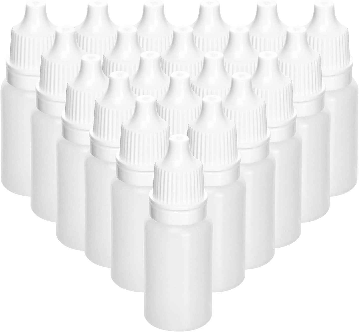 Rexar Plastic Dropper Bottles – 10 ml Laboratory Sample Bottles