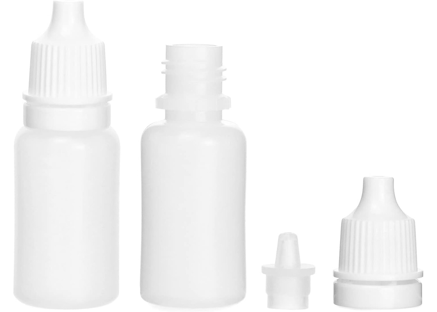 Rexar Plastic Dropper Bottles – 10 ml Laboratory Sample Bottles