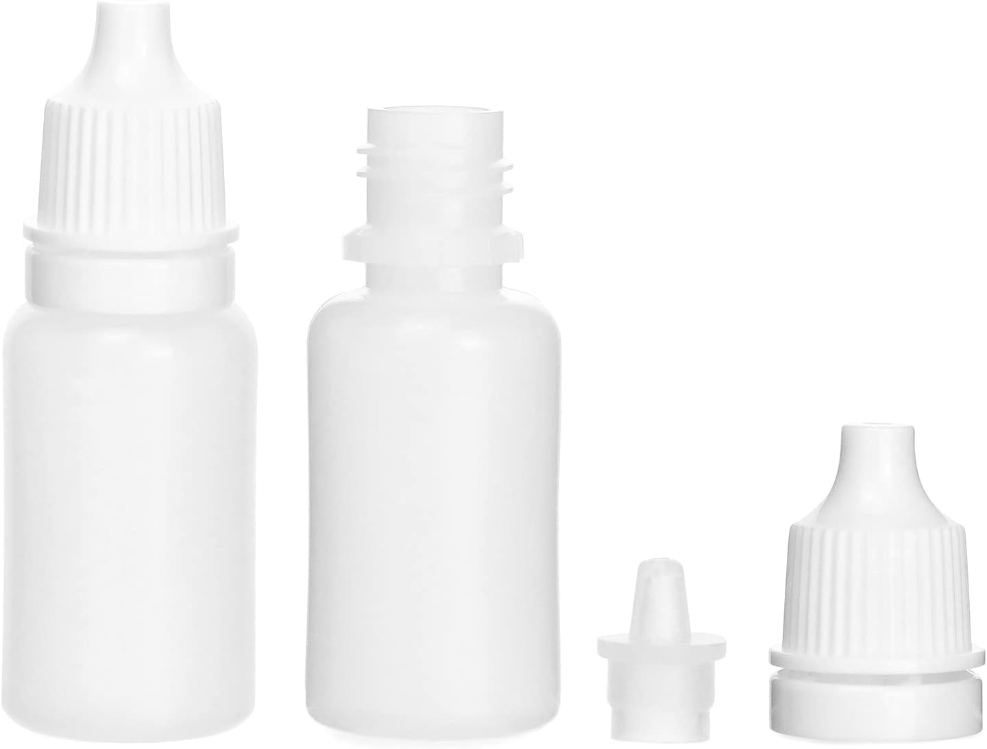 Rexar Plastic Dropper Bottles – 10 ml Laboratory Sample Bottles