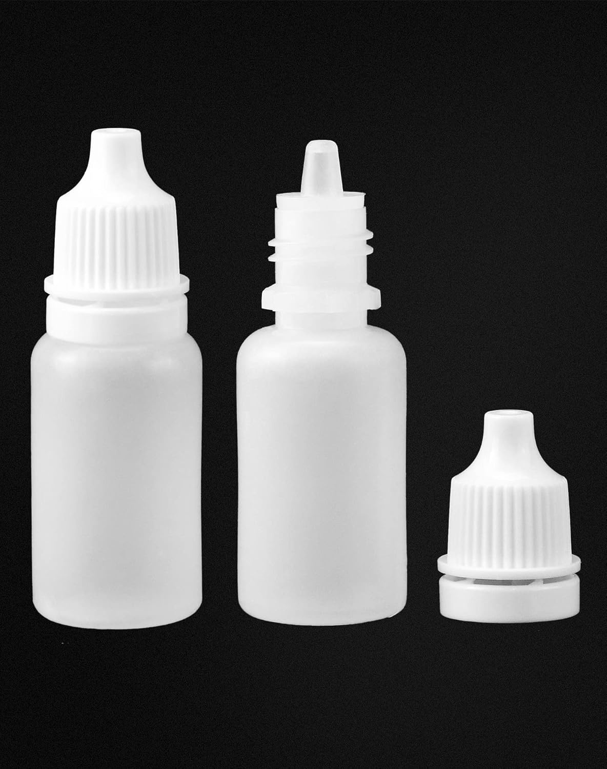 Rexar Plastic Dropper Bottles – 10 ml Laboratory Sample Bottles