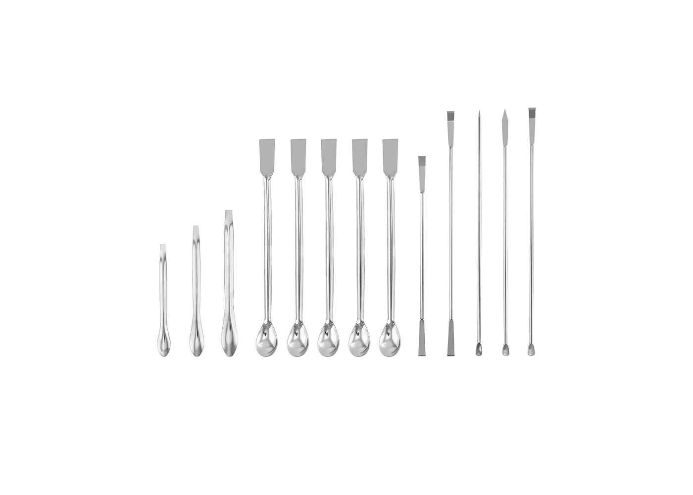 Rexar Laboratory Spatulas – Stainless Steel Sample Spatulas