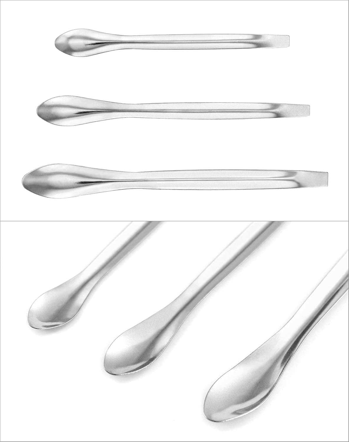 Rexar Laboratory Spatulas – Stainless Steel Sample Spatulas