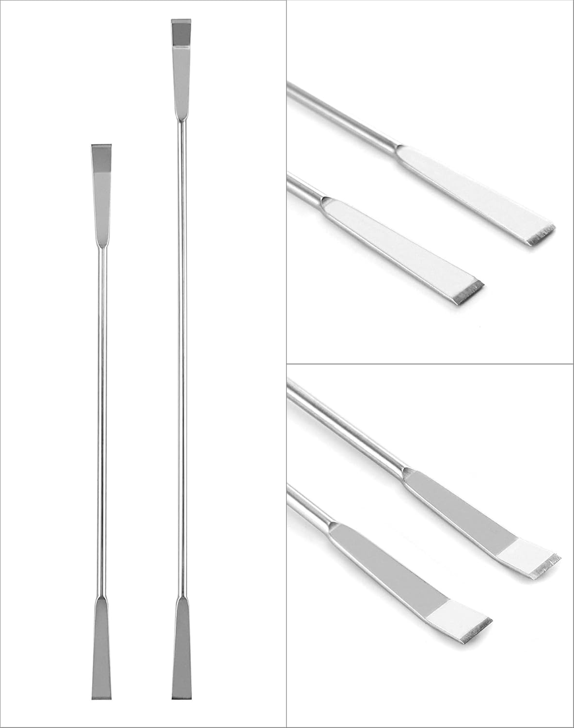 Rexar Laboratory Spatulas – Stainless Steel Sample Spatulas