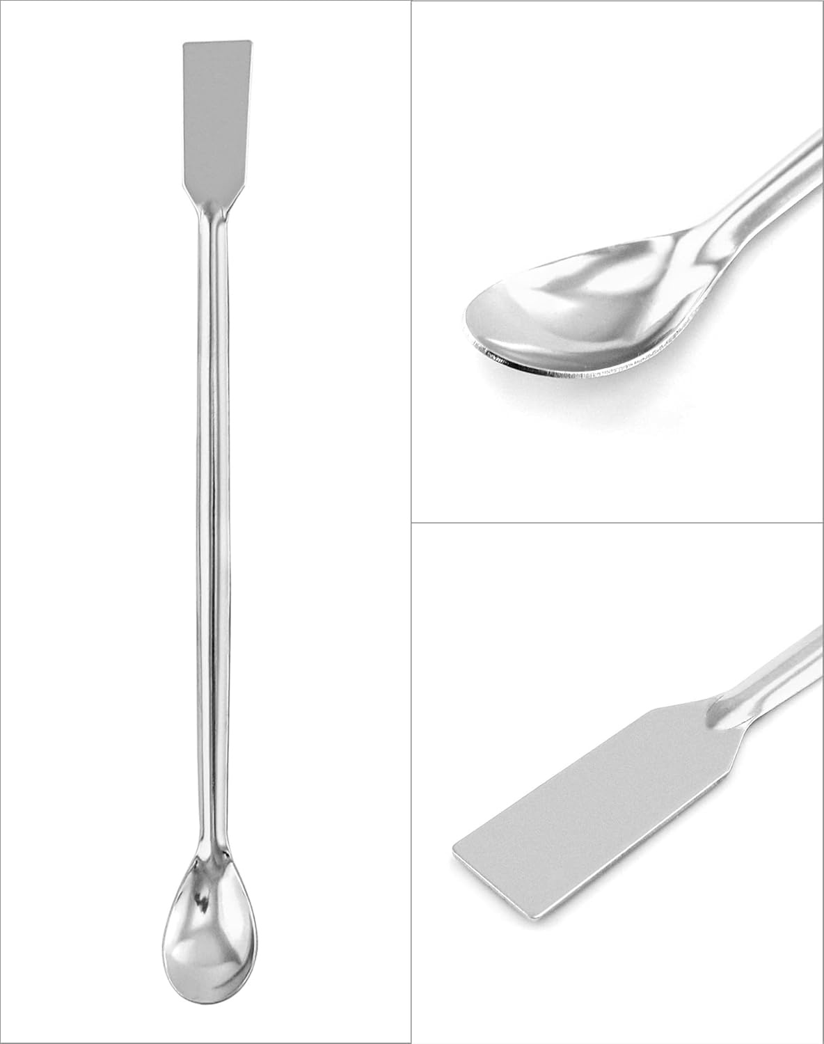 Rexar Laboratory Spatulas – Stainless Steel Sample Spatulas