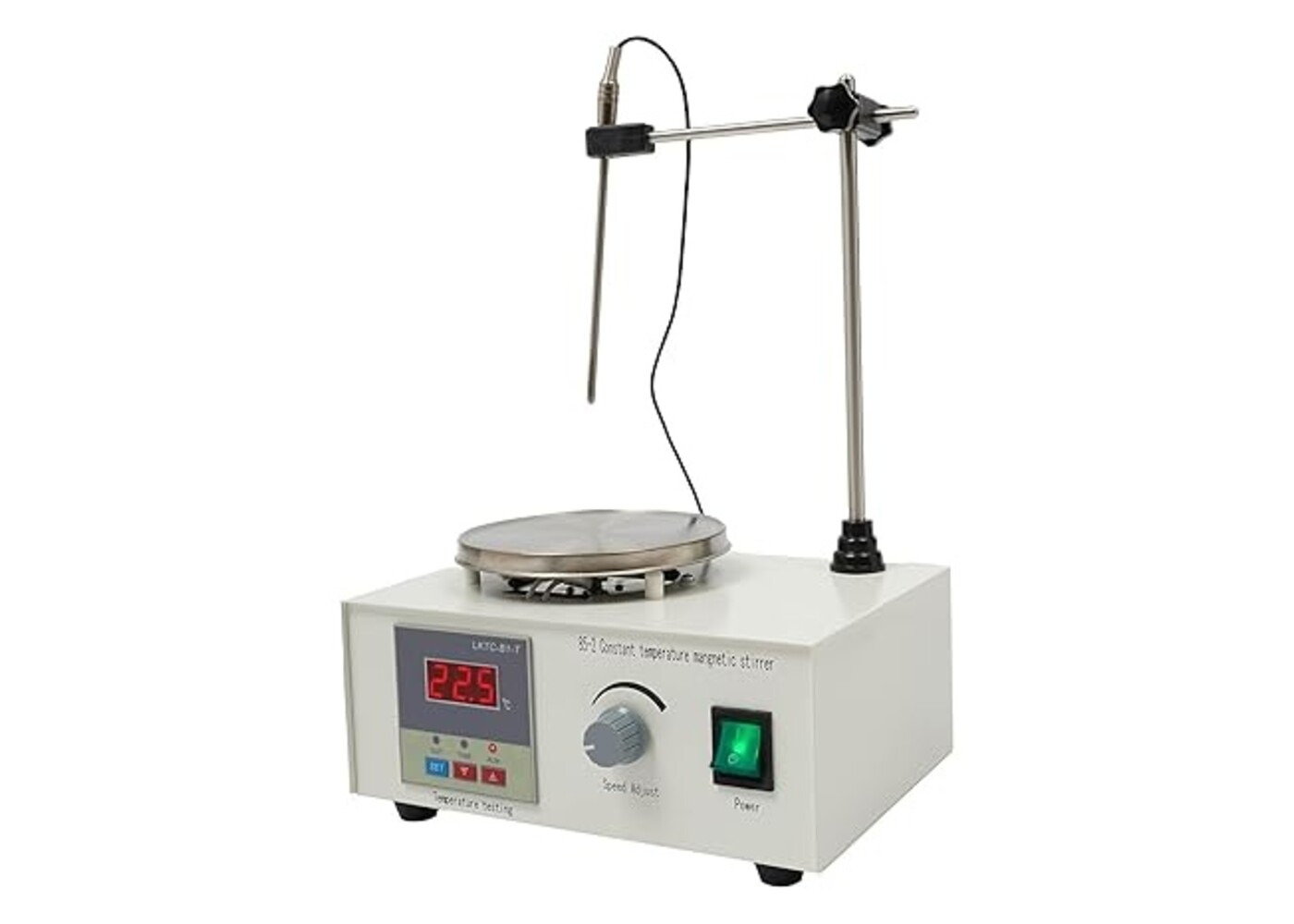 Rexar Laboratory Retort Support Stand – Steel Laboratory Stand with Cast Iron Base