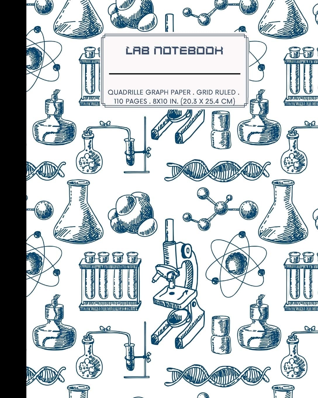 Rexar Laboratory Notebook with Quadrille Graph Paper – 110 Numbered Pages