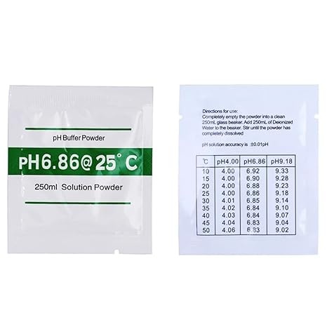 Rexar pH Calibration Powder Set pH 4.00, 6.86 and 9.18 – 15 Sachets