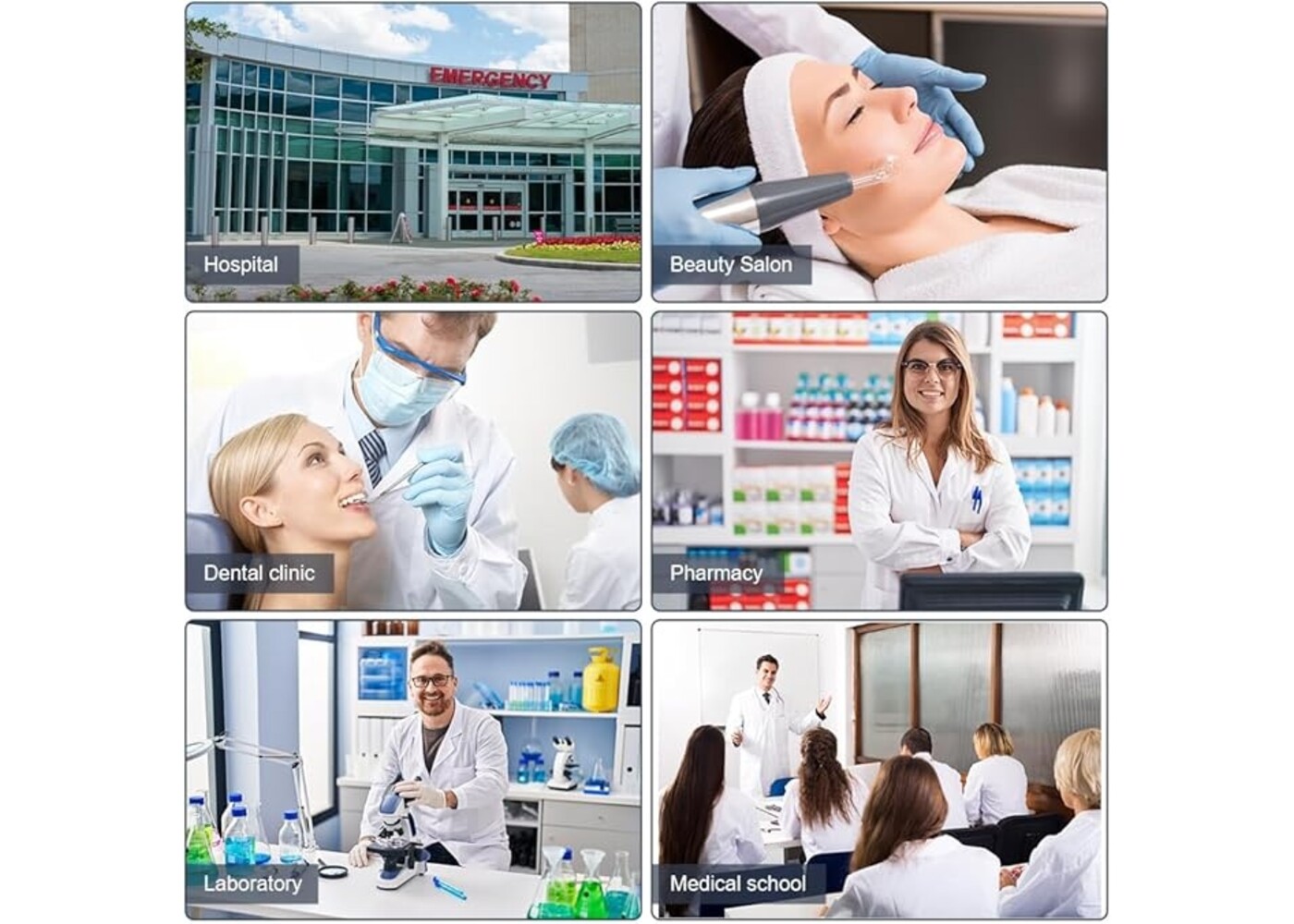 Rexar White Laboratory Coat with Long Sleeves and Storage Pockets – Unisex Lab Coat