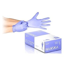 Rexar Nitrile Gloves Purple – 100 Pieces