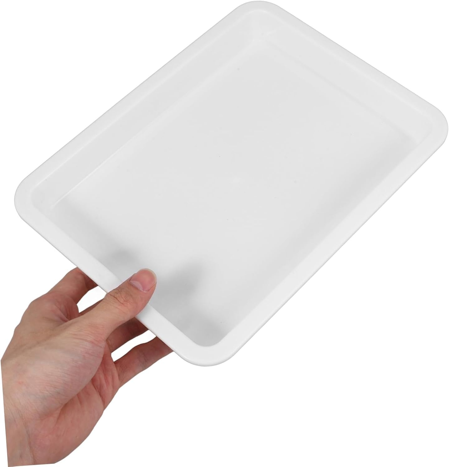 Rexar Plastic Laboratory Mixing Tray for Chemical Reagents, Weighing and Sample Handling