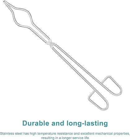 Rexar Laboratory Crucible Tongs 40 cm – Stainless Steel High Temperature Handling Tool
