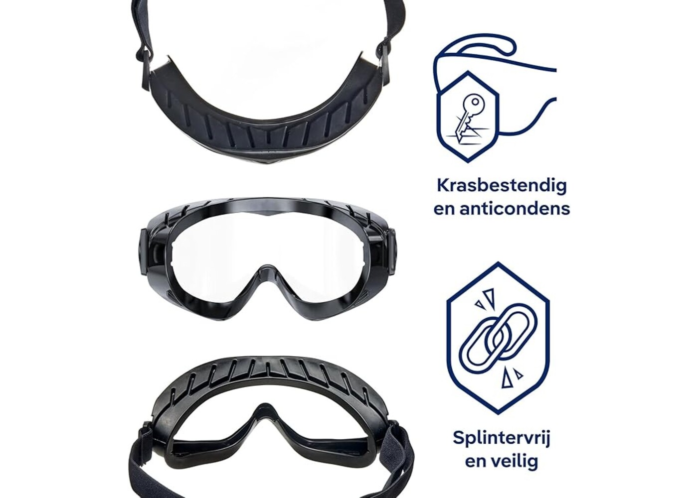Rexar Dräger X-pect 4200 Full Vision Safety Goggles with Polycarbonate Lens and UV Protection