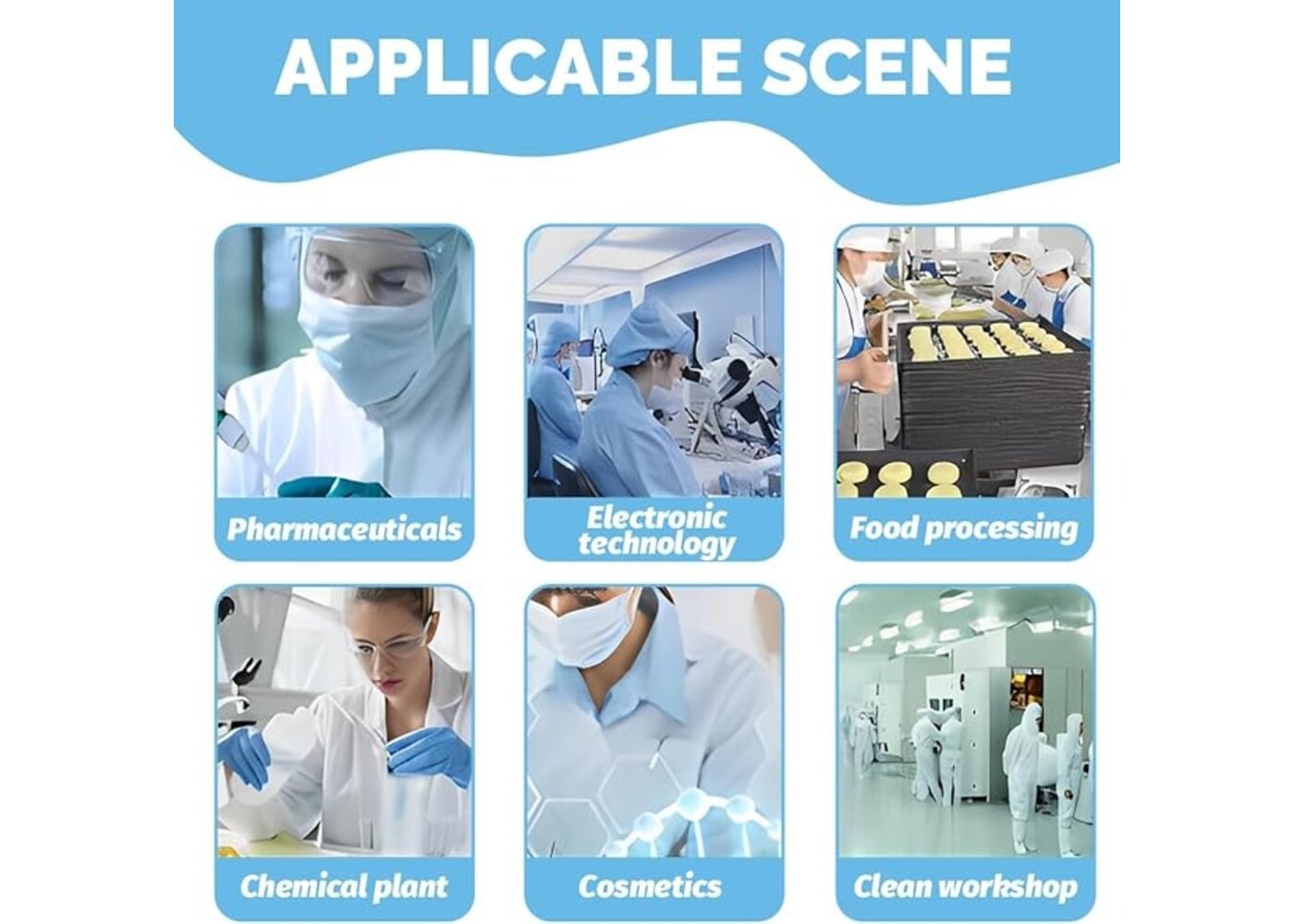 Rexar Anti-Static Laboratory Coat with Elastic Cuffs and Storage Pockets for Professional Laboratory Use