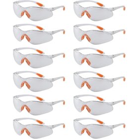 Rexar Transparent Safety Glasses – 12 Pack